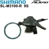 자전거 변속기 Shimano Alivio M3100 시프터 레버 9 속도 오른쪽 SL-M3100 Rapidfire Plus SL MTB Shifters 9S 자전거 손가락 다이얼