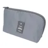 Aufbewahrungstaschen Nützliche USB-Kabeltasche Tragbare Tasche Reise mit großer Kapazität für Kopfhörer (grau)