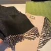 Letter Kasjmier Luxe Herken Designer Wol Hijab GG donker patroon Sjaals Top Super Pure Verfraaid Lang Bedrukt Dubbelzijdig bedrukken Twee kleuren Twee kleuren