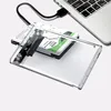 Computerkabel USB 3.0 SATA 2,5 Zoll Transparent SSD HDD Festplattengehäuse Gehäuse Typ-C 3.1 Stecker Mobiltelefon Externes Mikrokabel