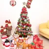 Christmas Decorations 150CM 127PCS/Set Artificial Tree Decoration Set Holiday Decor Light String Foldable