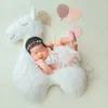 Född babypografi Props Auxiliary Prop Pillows Infant Po Accessories 100 Days Shooting 240127