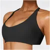 Abbigliamento da yoga Imbottitura Reggiseni per il tempo libero Canotta da allenamento per la schiena di bellezza per le donne Reggiseno senza cuciture Top Comfort Morbido Fitness Taglie forti Sport Drop D Otvxq