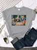 Damen-T-Shirts, kurzärmeliges Hemd, The Golden Girls Dinner, Druck, Damen-T-Shirts, Harajuku-Vintage-Frauen-T-Shirt, O-Ausschnitt, Hip Hop