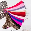 Women's Panties Summer Women G-string Interest Sexy Seamless Leopard Ladies Lingerie Bikini Underwear Pant Thong Intimatewear AC126 1PCS