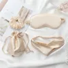 Party Decoration 2024 Silk Eye Mask Set Bridesmaid Gifts Silky Satin Headband Wedding Decorations Bridal Shower Bachelorette