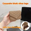 10a Designer bolsa feminina titular de cartão de crédito FLAP BURSA DE LUZUGH Caviar Mulheres bolsa de luxo Mini bolsa Snap Fechar Alligator Card de couro Bolsa de luxo