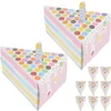 Opslagflessen 10 stuks driehoekige taartvorm verjaardagsfeestje creatieve geschenkdoos het jubileum kussenvormige dozen schattig bruiloft kraftpapier