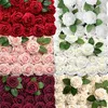 Fleurs décoratives 30/5 pièces artificielles en mousse PE, Bouquets simulés pour fête de mariage, décorations de Table à domicile, fournitures de scrapbooking DIY