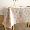 Table Cloth PVC Square Tablecloth Rectangle Waterproof Tabletop Cover Oil Proof Wipeable Covers For Kitchen Garden Dining