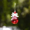 8PCS Crystal Suncatcher Ball Hanging Fengshui Pendant Angel Handmade Ornament Wedding Home Garden Decoration 240122