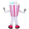 Vuxenstorlek Anpassad färgglad Ice Mascot Costumes Cartoon Carnival Hallowen Performance Unisex Fancy Games Outfit Holiday Outdoor Advertising Outfit Suit