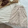 Trousers Deer Jonmi 2024 Autumn Korean Style Baby Girls Wide Leg Pants Floral Printed Toddlers Kids Casual Loose