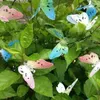 12 LED Solar Power Fiber Optic Butterfly String Light Garden Decor Outdoor String Garden Suncatchers 240119