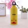 Water Bottles 1 Pc 500ML Lovely Animal Pattern Vacuum Thermos For Women Kids Bottle Carabiner Sport Child Flask