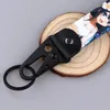 Sleutelhangers Anime Inuyasha Cool Sleutelhangers Houder Sleutelhanger Voor Motorfietsen Mannen Vrouwen Ring Cartoon Tag Tassen Accerssories Chaveiro