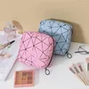 Bolsas de almacenamiento PU Cuero Servilletas sanitarias Bolsa Almohadillas impermeables Período de maquillaje portátil Llevar en el bolso Pequeño