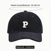 Ball Caps Fashion Corduroy Baseball Cap Ladies Letter P Snapback Hat Women Men Adjustable Casual Hip Hop Hats 2024 Couple