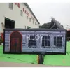 10x6m free air ship to door Outdoor Activities customized Halloween inflatable bouncy castle obstacle house inflatable maze Haunted House