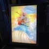 Party Favor Jujutsu Kaisen Anime Figure LED Night Light Peinture Décor Po Cadre Satoru Gojo Chambre Décoration Enfant Anniversaire Cadeau De Noël