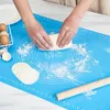 Tapis en Silicone, outils de cuisson, pâte à pétrir, Pizza, feuille de gâteau, revêtement de cuisine, Gadgets de gril, ustensiles de cuisson, tapis de Table, pâtisserie