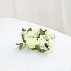 Guirlande de roses décoratives, 20cm, chandelier, décoration de noël, accessoires de fenêtre, Table, Arrangement de fête de mariage, faux