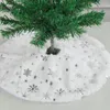 Kerstversiering Kerstfeest Boomrok Feestelijke Sneeuwvlok/sterpatroon Mini Ronde Wasbare Woondecoratie