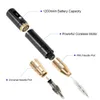 Dual Port 5 Speeds Battery Wireless Permanent Makeup Eyebrow Professional PMU Rotary Tattoo Machine Pen with Universal Needle240129