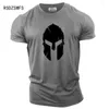 T-shirts pour hommes 2024 Summer 3D Impression Spartan T-shirt Hommes et femmes Chemise Sparta à trois voies