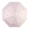 Parapluies mignons enfants parapluie lapin entièrement automatique étanche épaisse colle noire UV parasol pour enfant étudiant ensoleillé et pluvieux