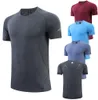 LL Outdoor Mens Sport T Shirt Quick Dry traspirante Top corto da uomo Wrokout manica M14 4XL Designer Fashion Clothing Tees Tshirt