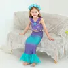 Robes de fille Costumes de fête de Pourim pour bébés filles princesse Ariel robe la petite sirène Cosplay anniversaire Halloween noël Xms robe