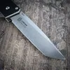 BM 601 Jared Oeser Tengu Assisted Flipper Knife CPM-20CV TANTO BLADE Kontured G10 Handlar Mini Outdoor Tactical Self Defense Tools with Leather Pouch