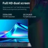 Ноутбук с двумя экранами Intel Core I7 10750H 16,1 дюймов 14,1 Full HD сенсорный игровой ноутбук Высококачественный бизнес-компьютер