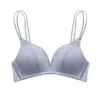 Bras Soutiens-gorge femmes sans couture soutiens-gorge Sexy dentelle sans fil Bralette couleur unie femme sous-vêtements fille Push Up Lingerie brassière A B tasse bustier tubulaire YQ240203