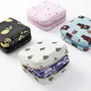 Sacs de rangement 1PC Femmes Portable Serviette Hygiénique Tampon Sac Coton Voyage Maquillage Organisateur Littéraire Casque Sac Salle De Bain