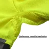 Men's T Shirts ANSI Class 2 Hi Vis Yellow Navy Long Sleeve Reflective Polo Shirt Safety Work For Construction Men