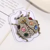 Brosches Creative Cartoon Rhinestone Seven Star Ladybug Universal Brosch Eloy Drop Oil Beetle For Men and Women's Clothing Matching Pins