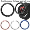 Watch Bands Metal Cover Bezel Ring Case For Samsung Galaxy 5 Pro 45mm SmartWatch Protector Cases Steel Frame Shell Bumper Accessories