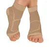 Ayak bileği destek sporu brace sıkıştırma kılıfı plantar fasiit çorap Aşil tendiniti eklem ağrısı şişme topuk mahmuzunu azaltır