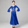 Stage Wear Ballroom Dance Dress For Women Competition Dresses Standard Dancing Clothes Waltz Tango Foxtrot Flamenco