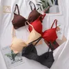 Bras Bras Push Up Cotton Bras for Women Sexy Lingerie Brassiere Adjustable Straps Wire Free Bra Female Bralette Seamless Underwear YQ240203