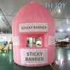 free air shipping outdoor activities 3x3x3mH (10x10x10ft) Outdoor Inflatable Snack Booth Lawn Tent Giant Inflatable food Booth for Events