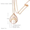 Pendant Necklaces Kinel Luxury Pearl Big Necklace For Women Fashion 585 Rose Gold Color With Natural Zircon Charms Bride Wedding Jewelry