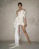 Casual Dresses Strapless White Women's Hand Made Flowers Summer Dress Woman 2024 Elegant klänningar Custom