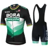 Abbigliamento da ciclismo da uomo Uniforme da uomo Jersey Pro Team UCI BORA Bike Mtb Abbigliamento completo Completo da uomo Pantaloni camicetta con bavaglino 240119