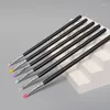 Makeup Brushes 6 Färg Soft Silicone Brush Lamination Eyelashs Separera ögonfransförlängning Perm Tools Diy Nail Art Mönster