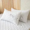 2 stycken Vattentät kuddebolag Anti Stain Machine Washable Pillow Cover Bedroom Decoration Lämplig för med barn och husdjur 240129