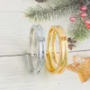 Golden Star Jewelry Bracelets à ongles en alliage plaqué argent et or pour femme