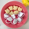 Moules de cuisson 6pcs chien / lapin / coeur en forme d'animal moule à biscuits fondant tampon coupe-gâteau outil de décoration accessoires biscuit